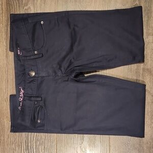 ❤ LILLY PULITZER NAVY SATEEN WORTH SKINNY JEANS / PANTS, 2 (26)